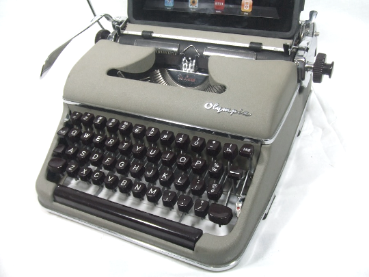 Typewriter Computer Keyboard / iPad Stand (Model SM)