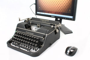 Typewriter Computer Keyboard / iPad Stand (Model D)