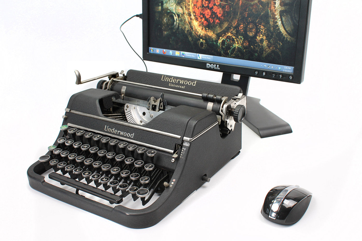 Typewriter Computer Keyboard / iPad Stand (Model D)